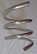 2 m Edelstahl-Rohrspirale, V4A, Rohrdurchmesser 22 mm