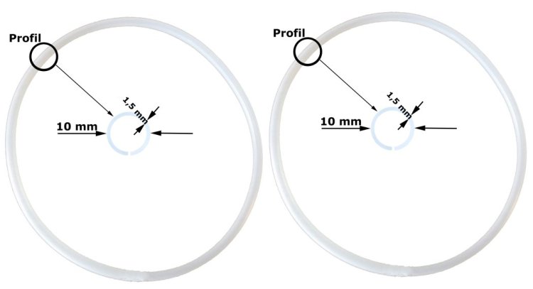 Dichtungssatz 2 x für Kessel bis d=32 cm, Materialstärke 1,5 mm - zum Schließen ins Bild klicken