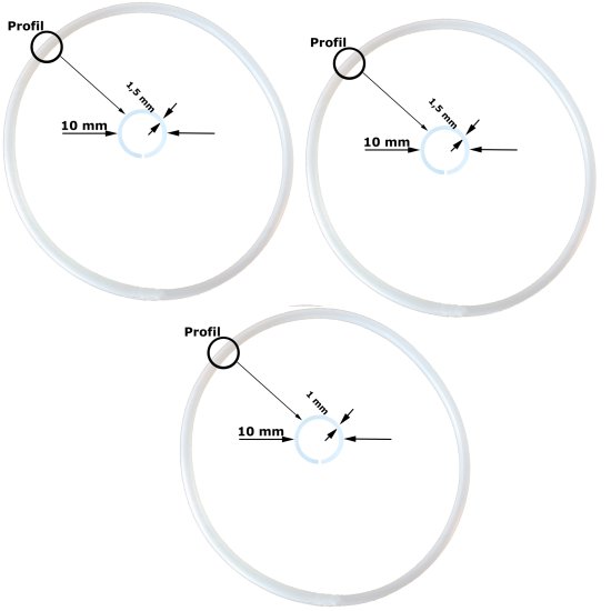 Replacement Sealing Gasket for 27 L-Double-Column-Still, Ø 26 cm - Click Image to Close