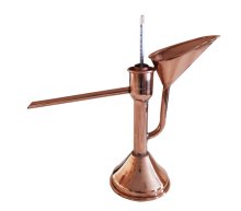 Freistehende Vorlage aus Kupfer mit Vorlage-Alkoholometer
