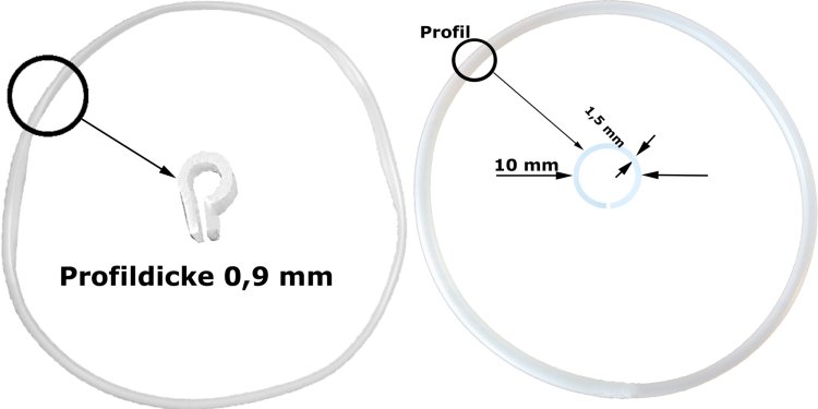 Dichtungssatz für 20 Liter Destille mit Kolonne - Ø 26 cm, 0,9 und 1,5 mm dick - zum Schließen ins Bild klicken