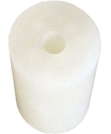 Silicon-Plug, Ø 13-16 mm, 6 mm hole - Click Image to Close